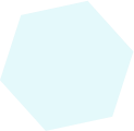 Light blue hexagon, image decoration